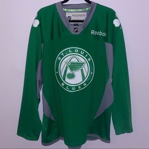 Official STL Blues St. Patrick's Day Jersey